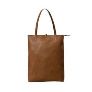 Classic Brown Leather Tote Bag